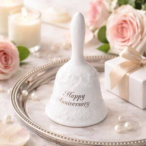 PAPEL FREELANCE Happy Anniversary 50th Golden Anniversary Keepsake Bell